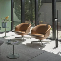 Post floor lamp | brown green
