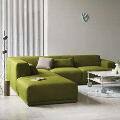 Post floor lamp | brown green