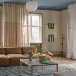 Post floor lamp | brown green