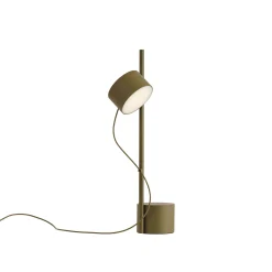 Post table lamp | brown green