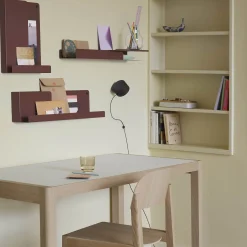 Post wall lamp | brown green