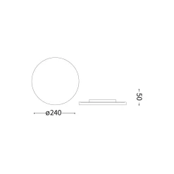 Punto disc wall ⌀18-⌀30 | white