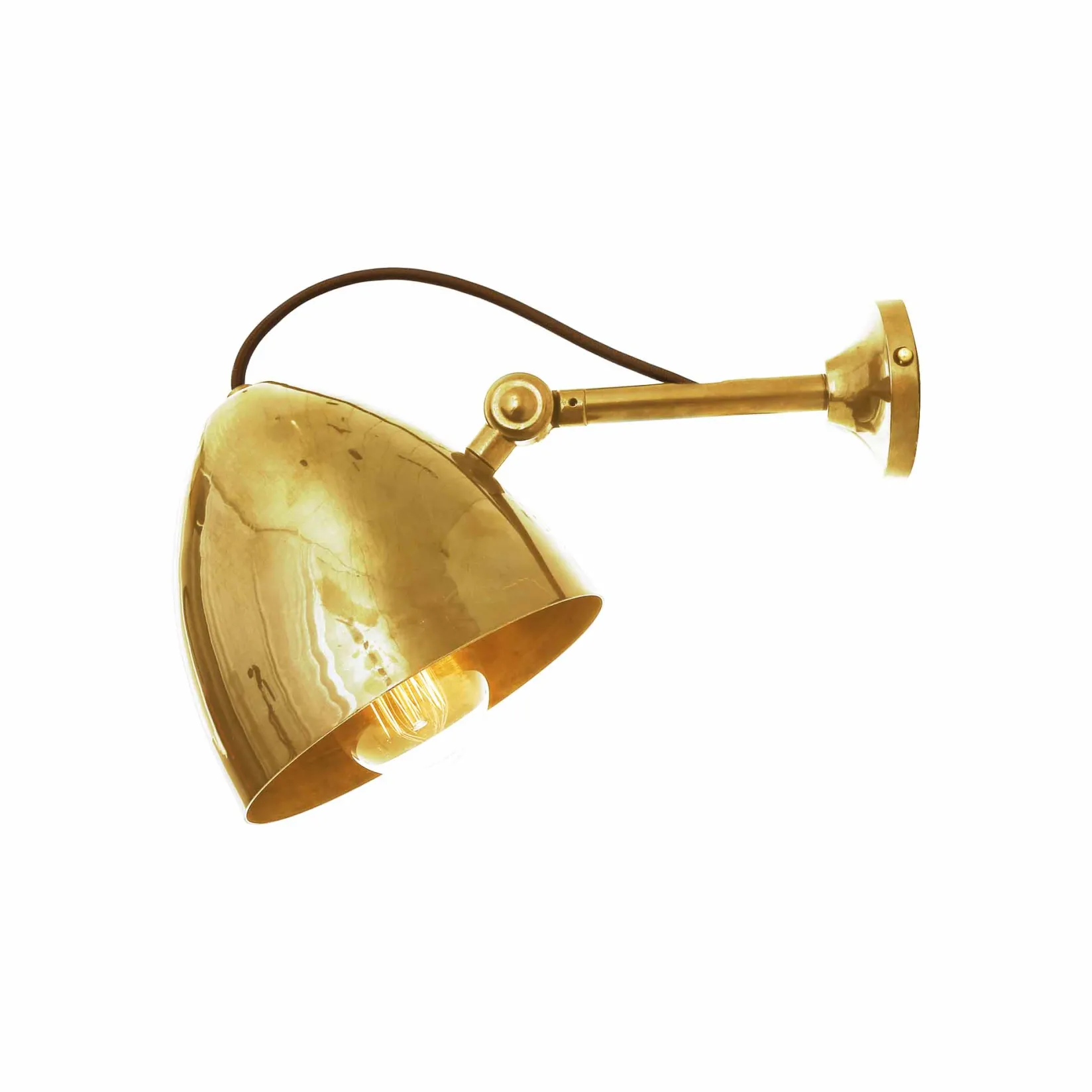 Quito wall adjustable | polished brass