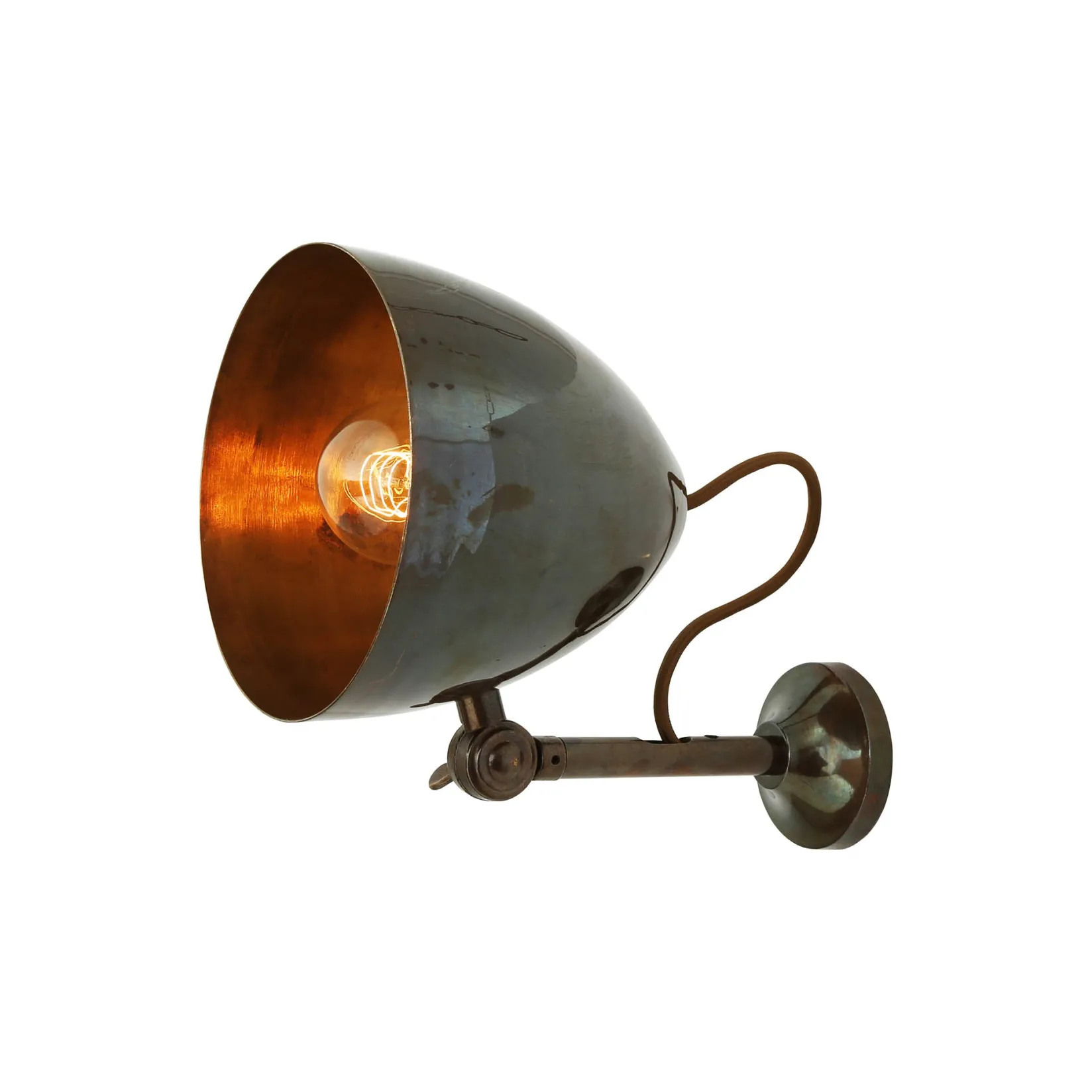 Quito wall adjustable | polished brass