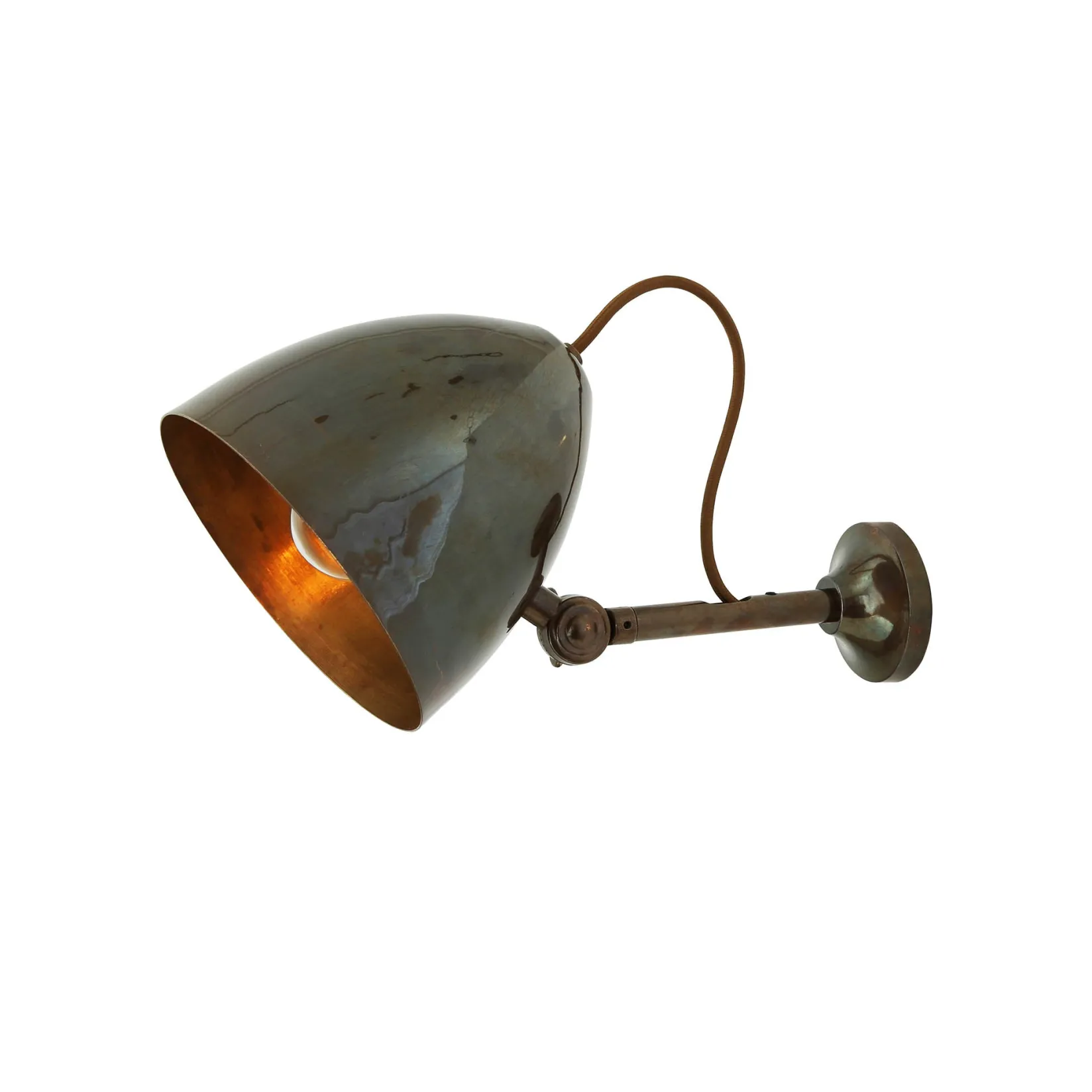 Quito wall adjustable | polished brass