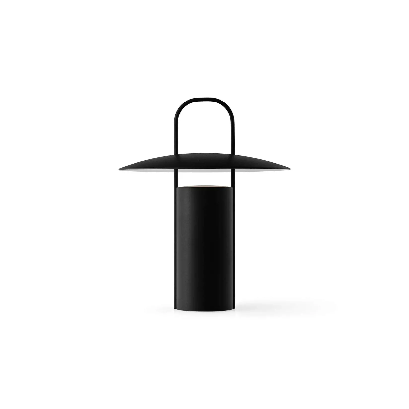 Ray portable table lamp | matte dusty green