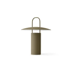 Ray portable table lamp | matte dusty green
