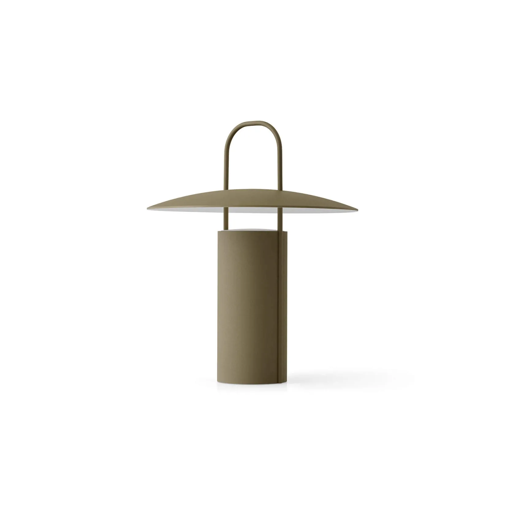 Ray portable table lamp | matte dusty green