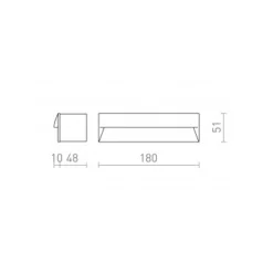 Rep wall recessed IP65 | white