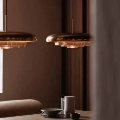 Resonant pendant | polished brass