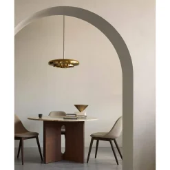Resonant pendant | polished brass