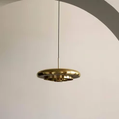 Resonant pendant | polished brass