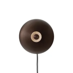 Reverse wall lamp | travertine and bronzed brass