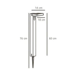 Rica garden solar | round