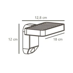 Rica wall solar | round