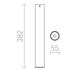 Riga tube 38 | white