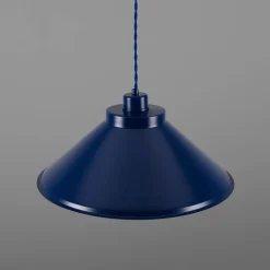 Rio coloured brass pendant 38cm | mint turquoise