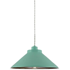 Rio coloured brass pendant 38cm | vanilla cream