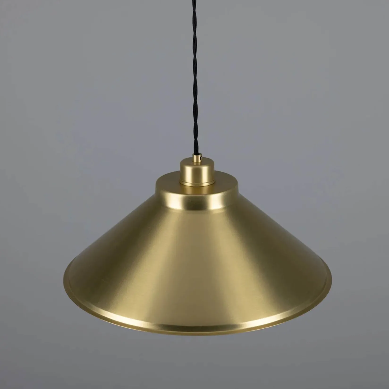 Rio coloured brass pendant 38cm | vanilla cream