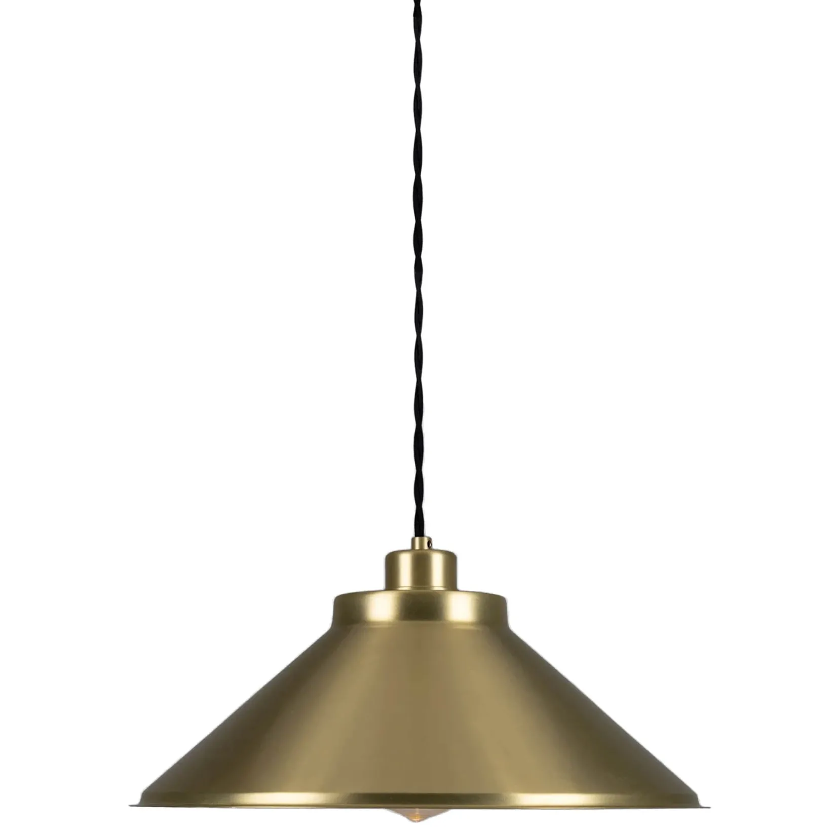 Rio coloured brass pendant 38cm | vanilla cream