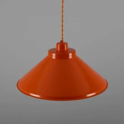 Rio coloured brass pendant 38cm | vanilla cream
