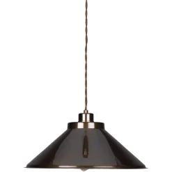 Rio coloured brass pendant 38cm | vanilla cream