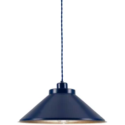 Rio coloured brass pendant 38cm | powder-coated sage green