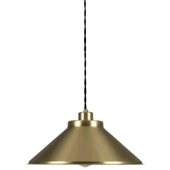 Rio coloured brass pendant 38cm | sapphire blue