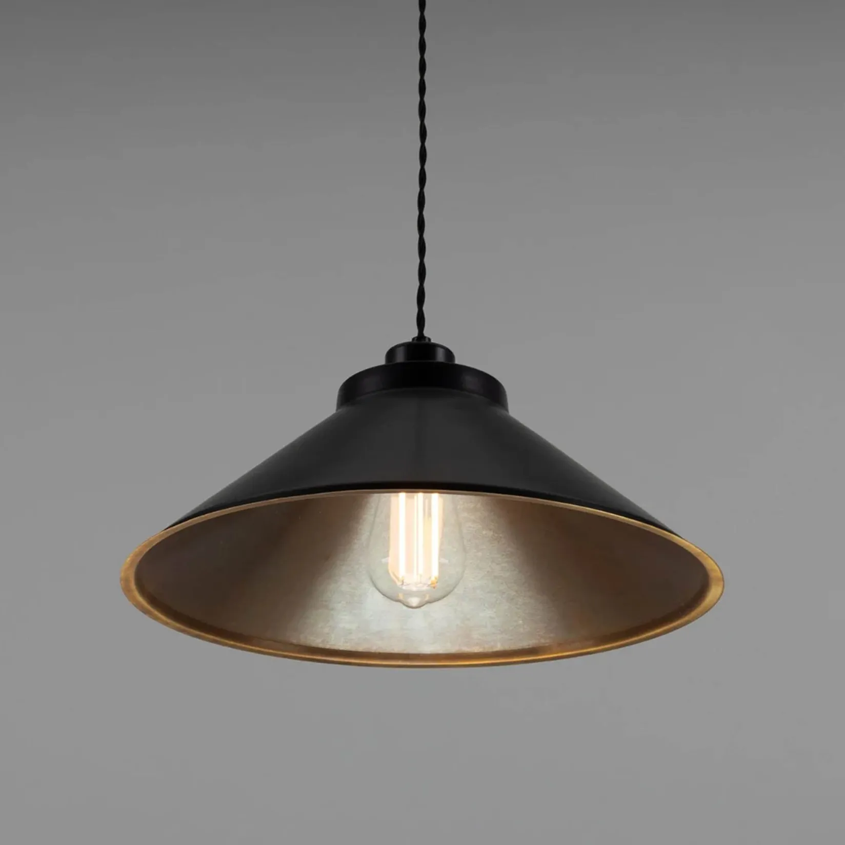 Rio vintage pendant 38cm | antique brass