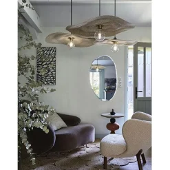 Rivage pendant | L 78 linen