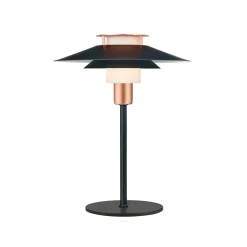 Rivoli t | black and brushed copper