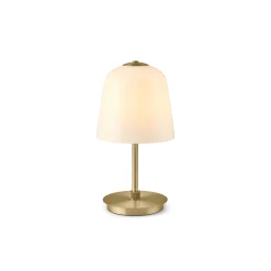 Room 49 portable | opal white and antique brass