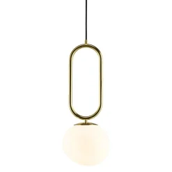 Shapes 27 | opal white brass