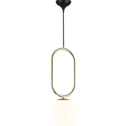 Shapes 27 | opal white brass