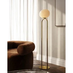 Shapes 27 | opal white brass