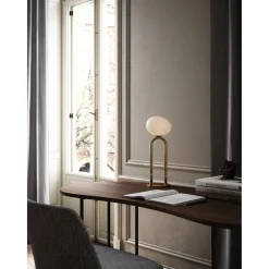 Shapes 27 | opal white brass
