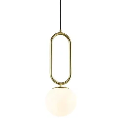 Shapes 27 | opal white brass