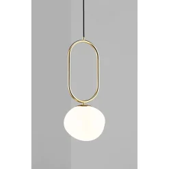 Shapes 22 | opal white brass