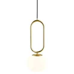 Shapes 22 | opal white brass