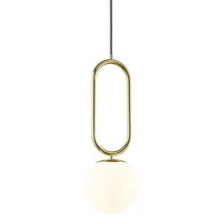 Shapes 22 | opal white brass