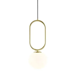 Shapes 22 | opal white brass