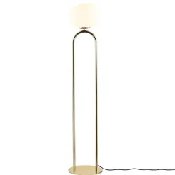 Shapes floor | opal white brass