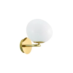 Shapes wall | opal white brass