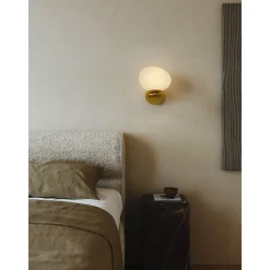 Shapes wall | opal white brass