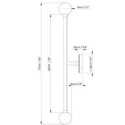 Silverton double wall IP44 | powder-coated matt black