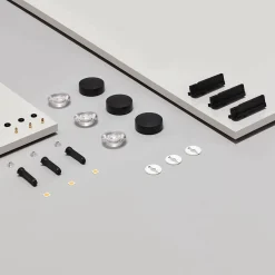 Six micro recessed | black