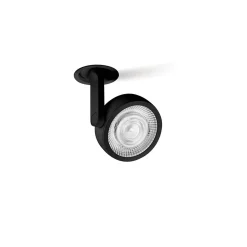 Six recessed | black