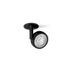 Six recessed | black