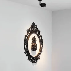 Six recessed | black
