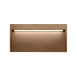 Slim outdoor wall IP65 | textured oxidon